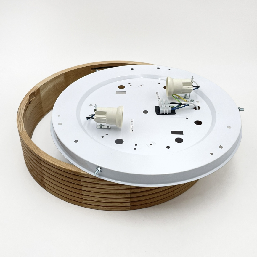 Brilagi - Plafoniera LED CARVALHO MODERN 2xE27/60W/230V Ø 37,5 cm rovere