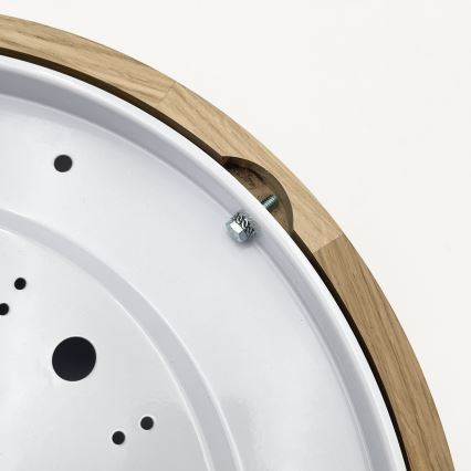 Brilagi - Plafoniera LED CARVALHO MODERN 2xE27/60W/230V Ø 37,5 cm rovere