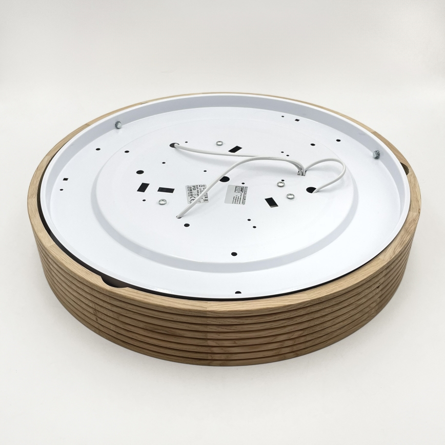 Brilagi - Plafoniera LED CARVALHO MODERN 3xE27/60W/230V Ø 47,5 cm rovere