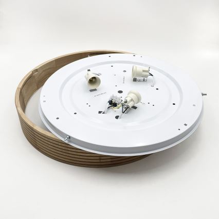 Brilagi - Plafoniera LED CARVALHO MODERN 3xE27/60W/230V Ø 47,5 cm rovere