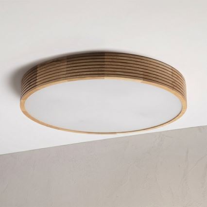 Brilagi - Plafoniera LED CARVALHO MODERN 4xE27/60W/230V rovere Ø 57,5 cm
