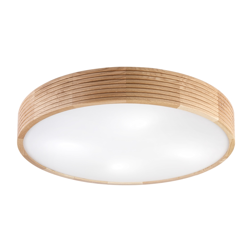 Brilagi - Plafoniera LED CARVALHO MODERN 4xE27/60W/230V rovere Ø 57,5 cm