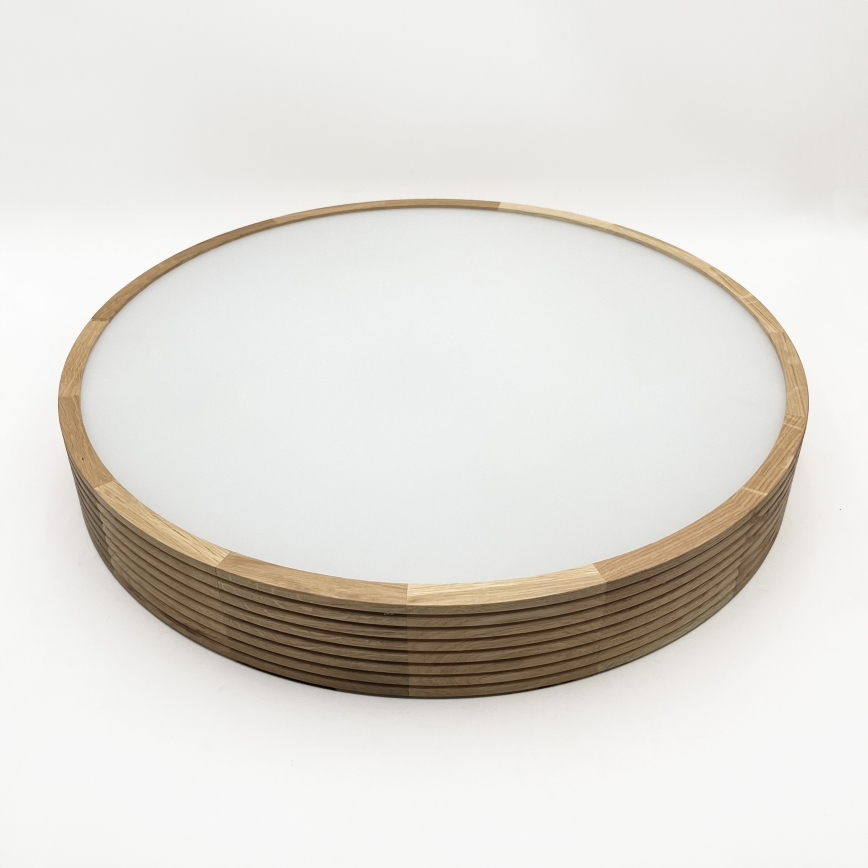 Brilagi - Plafoniera LED CARVALHO MODERN 4xE27/60W/230V rovere Ø 57,5 cm