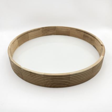 Brilagi - Plafoniera LED CARVALHO MODERN 4xE27/60W/230V rovere Ø 57,5 cm