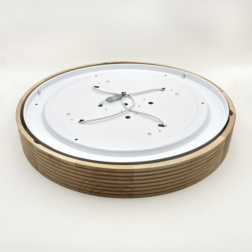 Brilagi - Plafoniera LED CARVALHO MODERN 4xE27/60W/230V rovere Ø 57,5 cm
