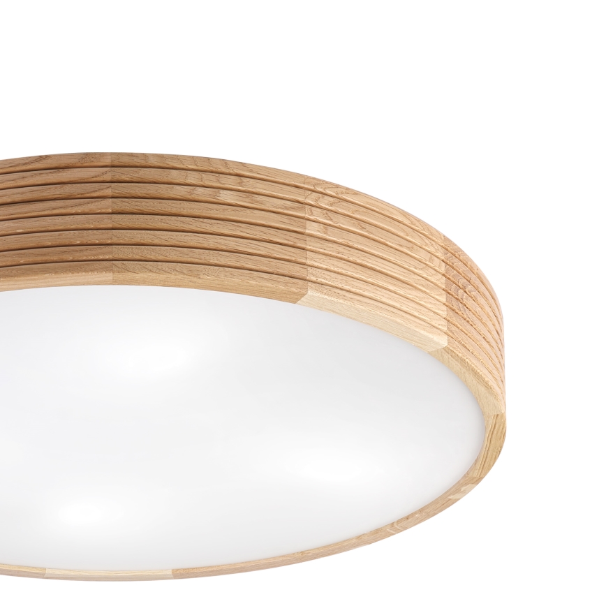 Brilagi - Plafoniera LED CARVALHO MODERN 4xE27/60W/230V rovere Ø 57,5 cm