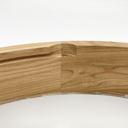 Brilagi - Plafoniera LED CARVALHO MODERN 4xE27/60W/230V rovere Ø 57,5 cm
