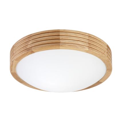 Brilagi - Plafoniera LED CARVALHO MODERN SLIM 1xE27/60W/230V Ø 27,5 cm rovere