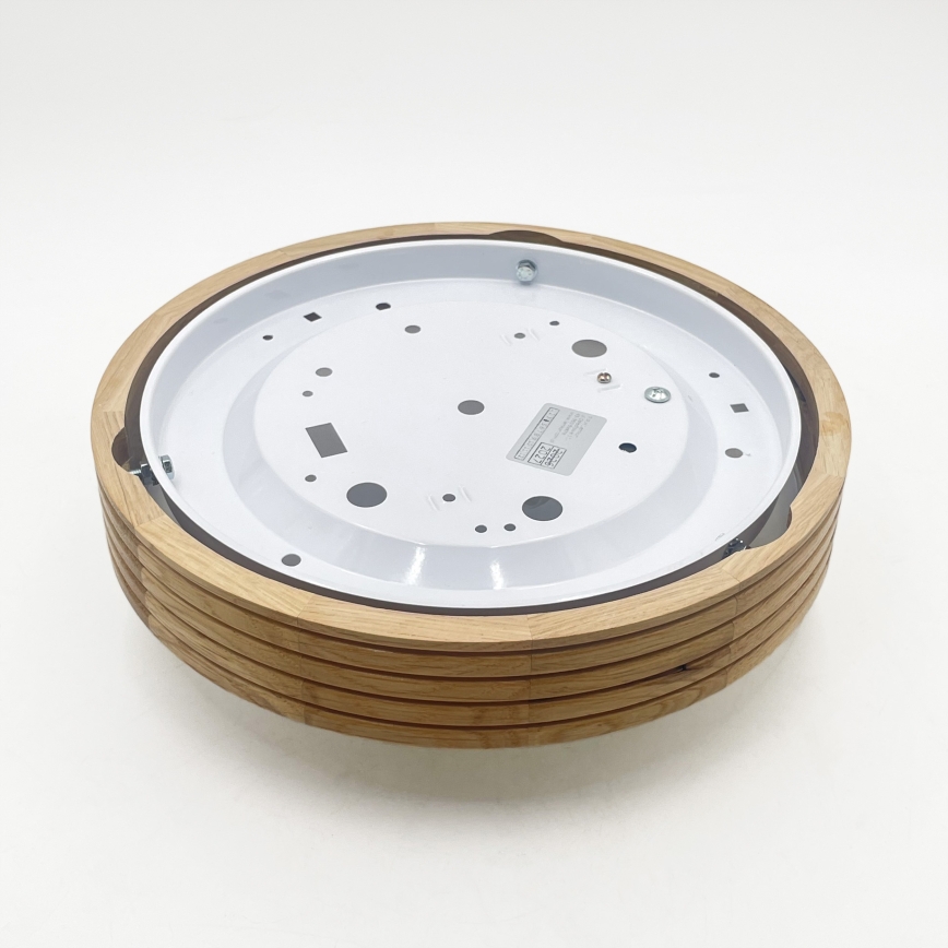 Brilagi - Plafoniera LED CARVALHO MODERN SLIM 1xE27/60W/230V Ø 27,5 cm rovere
