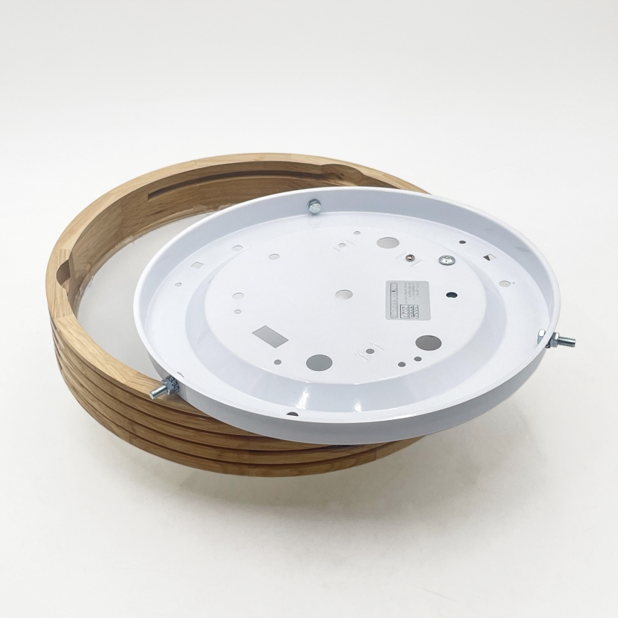 Brilagi - Plafoniera LED CARVALHO MODERN SLIM 1xE27/60W/230V Ø 27,5 cm rovere