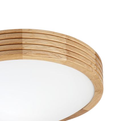 Brilagi - Plafoniera LED CARVALHO MODERN SLIM 1xE27/60W/230V Ø 27,5 cm rovere
