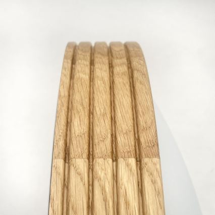 Brilagi - Plafoniera LED CARVALHO MODERN SLIM 1xE27/60W/230V Ø 27,5 cm rovere