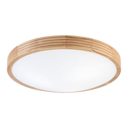 Brilagi - Plafoniera LED CARVALHO MODERN SLIM 3xE27/60W/230V Ø 47,5 cm rovere