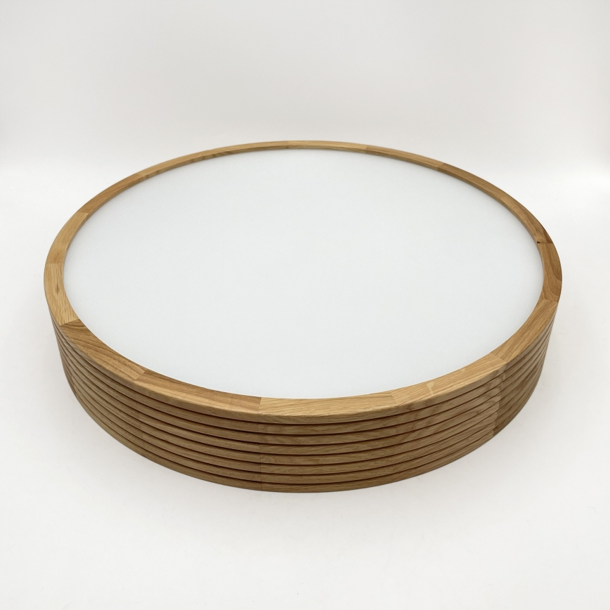 Brilagi - Plafoniera LED CARVALHO MODERN SLIM 3xE27/60W/230V Ø 47,5 cm rovere