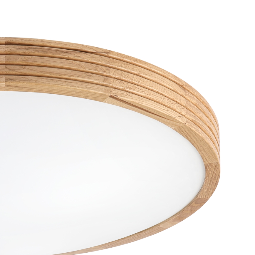 Brilagi - Plafoniera LED CARVALHO MODERN SLIM 3xE27/60W/230V Ø 47,5 cm rovere