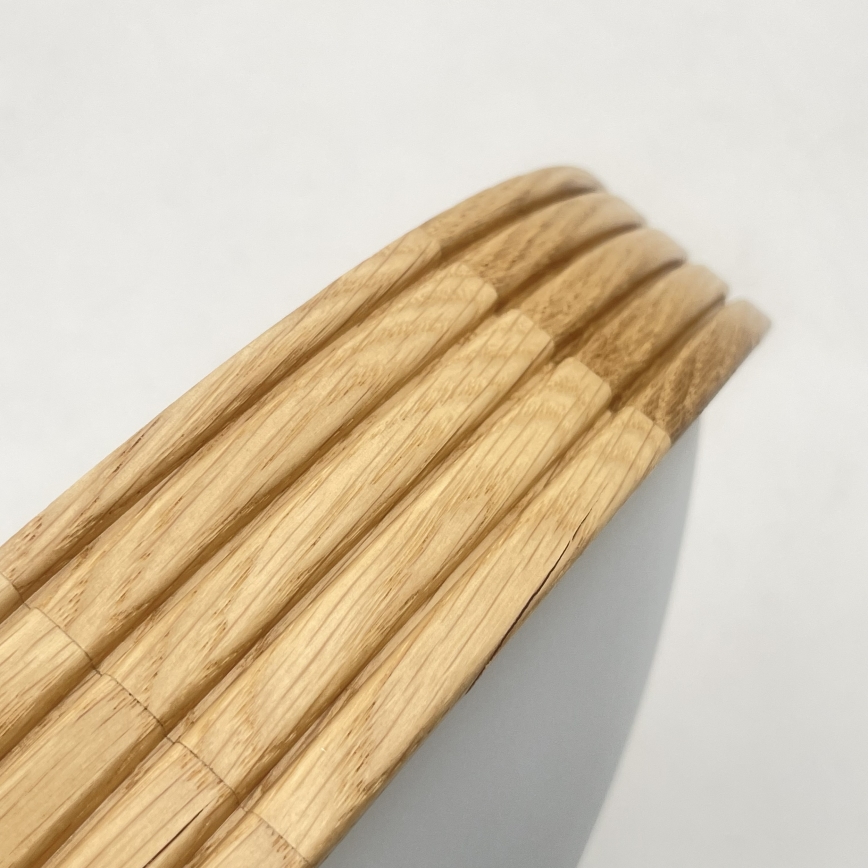 Brilagi - Plafoniera LED CARVALHO MODERN SLIM 3xE27/60W/230V Ø 47,5 cm rovere
