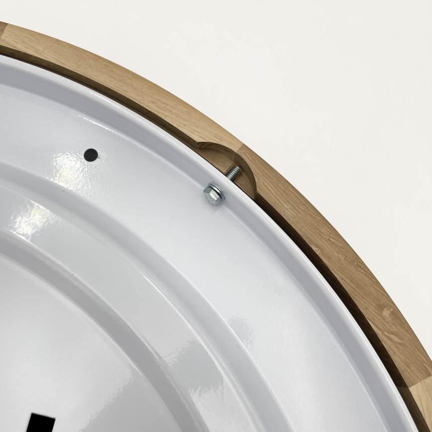 Brilagi - Plafoniera LED CARVALHO MODERN SLIM 3xE27/60W/230V Ø 47,5 cm rovere