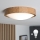 Brilagi - Plafoniera LED CARVALHO SLIM 1xE27/15W/230V rovere Ø 27 cm