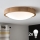 Brilagi - Plafoniera LED CARVALHO SLIM 2xE27/15W/230V rovere diam. 37 cm