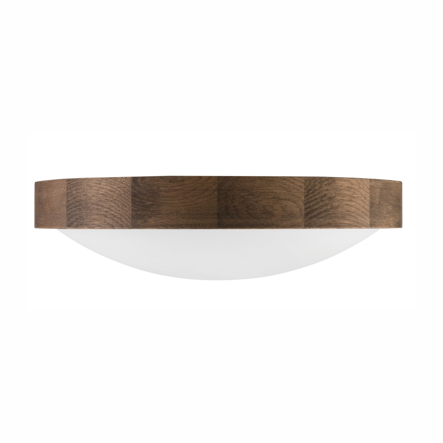BRILAGI - Plafoniera LED CARVALHO SLIM 2xE27/15W/230V rovere/noce Ø 37 cm