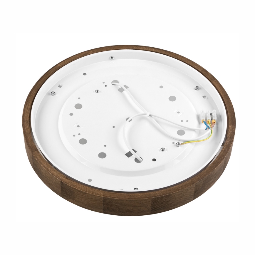 BRILAGI - Plafoniera LED CARVALHO SLIM 2xE27/15W/230V rovere/noce Ø 37 cm