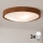 Brilagi - Plafoniera LED CARVALHO SLIM 3xE27/15W/230V, finitura rovere-ciliegio, Ø 47 cm