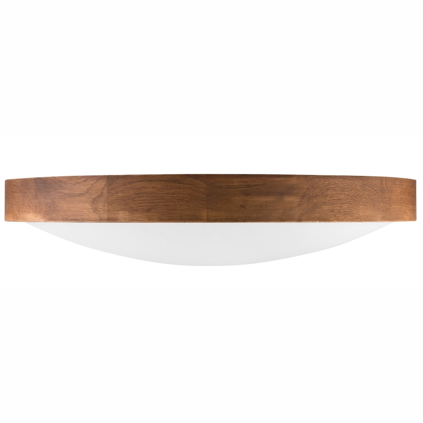Brilagi - Plafoniera LED CARVALHO SLIM 3xE27/15W/230V, finitura rovere-ciliegio, Ø 47 cm
