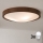 Brilagi - Plafoniera LED CARVALHO SLIM 3xE27/15W/230V rovere-noce Ø 47 cm