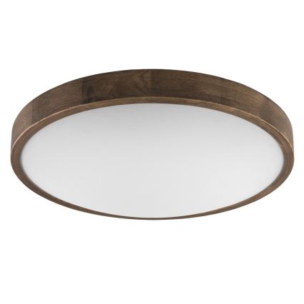 Brilagi - Plafoniera LED CARVALHO SLIM 3xE27/15W/230V rovere-noce Ø 47 cm