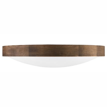 Brilagi - Plafoniera LED CARVALHO SLIM 3xE27/15W/230V rovere-noce Ø 47 cm