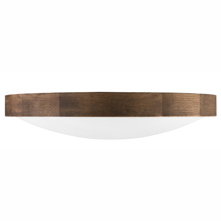 Brilagi - Plafoniera LED CARVALHO SLIM 3xE27/15W/230V rovere-noce Ø 47 cm