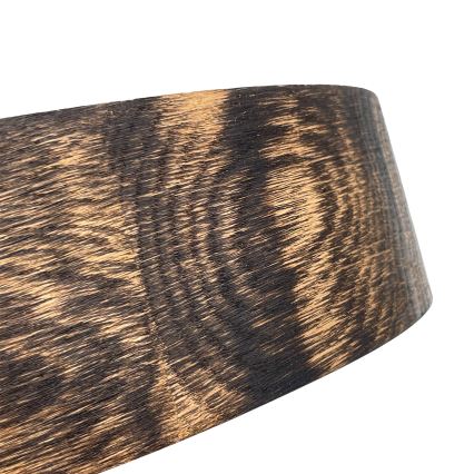 Brilagi - Plafoniera LED CARVALHO SMOKEY LED/36W/230V, finitura in rovere, diam. 47,5 cm