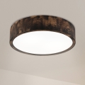 Brilagi - Plafoniera LED CARVALHO SMOKEY LED/36W/230V rovere, diam. 37,5 cm