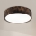 Brilagi - Plafoniera LED CARVALHO SMOKEY LED/36W/230V rovere, diam. 37,5 cm