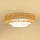 Brilagi - Plafoniera LED CEDAR LUNETA LED/26W/230V beige/marrone/color crema