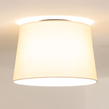 Brilagi - Plafoniera LED CERIA 1xE27/40W/230V Ø 30 cm beige
