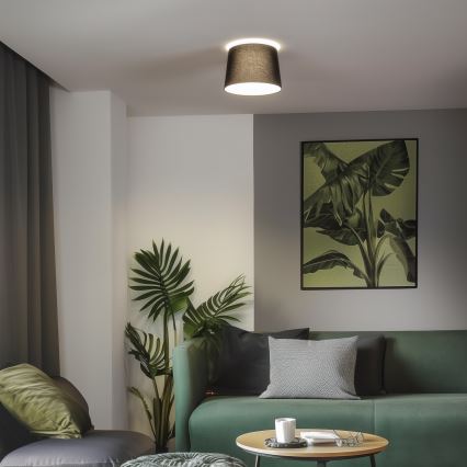 Brilagi - Plafoniera LED CERIA 1xE27/40W/230V Ø 30 cm nera