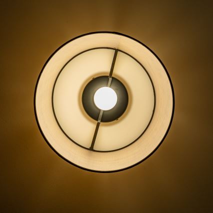 Brilagi - Plafoniera LED CERIA 1xE27/40W/230V Ø 35 cm beige