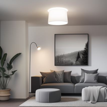 Brilagi - Plafoniera LED CERIA 1xE27/40W/230V Ø 45 cm bianca