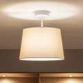 Brilagi - Plafoniera LED CERIA 1xE27/60W/230V Ø 30 cm bianco/beige