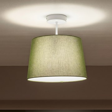 Brilagi - Plafoniera LED CERIA 1xE27/60W/230V Ø 30 cm bianco/verde