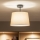 Brilagi - Plafoniera LED CERIA 1xE27/60W/230V Ø 30 cm nero/beige
