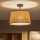 Brilagi - Plafoniera LED CERIA 1xE27/60W/230V Ø 35 cm nero/beige