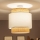 Brilagi - Plafoniera LED CERIA 1xE27/60W/230V Ø 40 cm beige/bianco