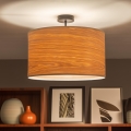 Brilagi - Plafoniera LED CERIA 1xE27/60W/230V Ø 45 cm nero/beige