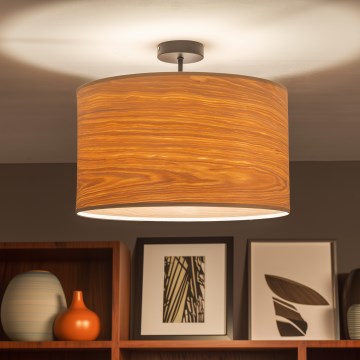 Brilagi - Plafoniera LED CERIA 1xE27/60W/230V Ø 45 cm nero/beige