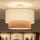 Brilagi - Plafoniera LED CERIA 1xE27/60W/230V Ø 50 cm bianco/beige