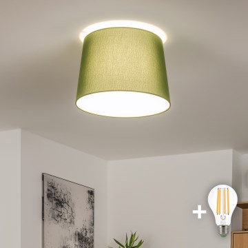 Brilagi - Plafoniera LED CERIA a montaggio superficiale 1xE27/40W/230V Ø 30 cm verde