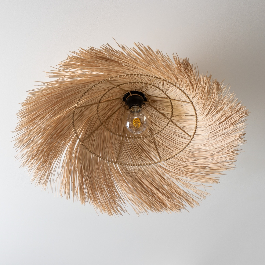 Brilagi - Plafoniera LED CERIA BOHO 1x E27/40W/230V Ø 100 cm in rattan