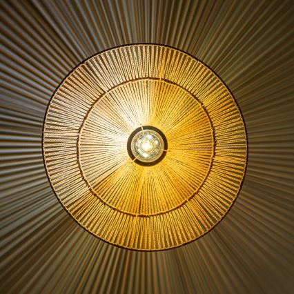 Brilagi - Plafoniera LED CERIA BOHO 1xE27/40W/230V diametro 50 cm marrone